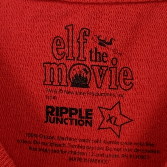Men's ELF THE MOVIE Son of a Nutcracker T-shirt - Picture 3 of 4
